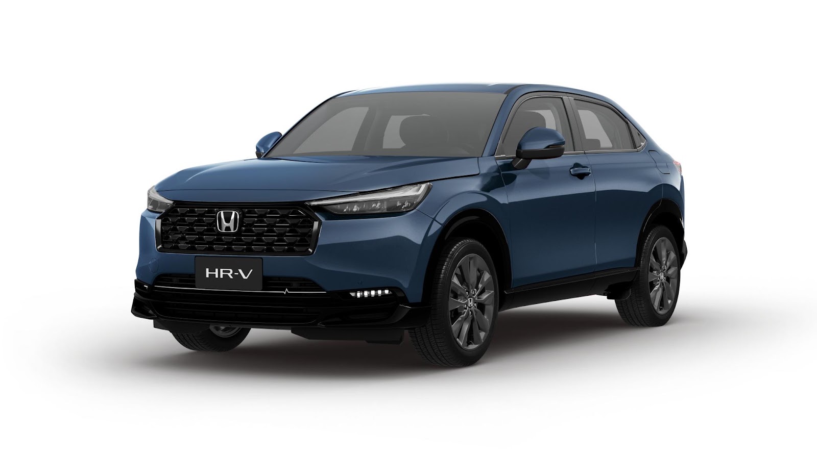 Honda HR-V azul em vista dianteira